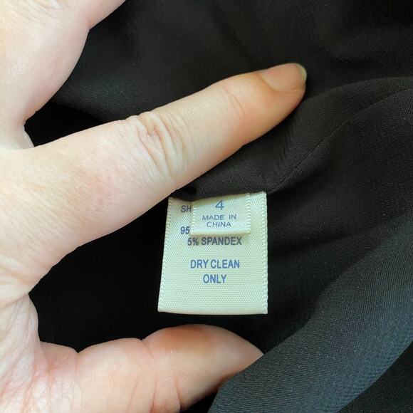 Rebecca Minkoff Women 100% Silk Mini Dress Size 4 Whimsigoth Crinkle Sheath NWOT - Picture 6 of 10